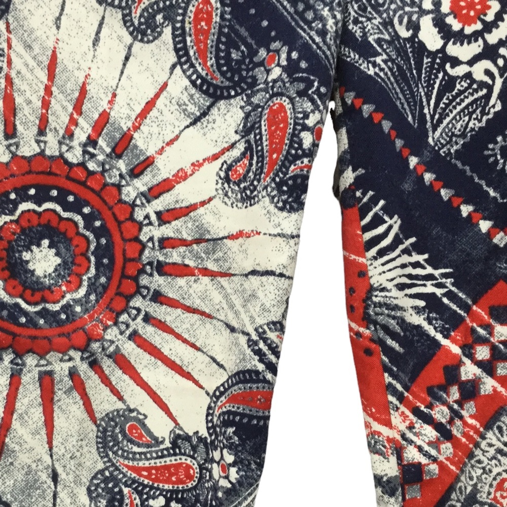 St. John Sport High-Rise Patchwork Pattern Pants - image 6